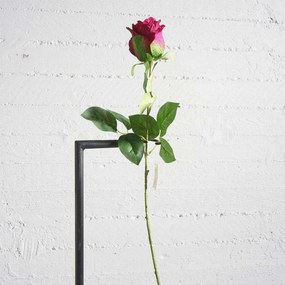 Τεχνητό Κλωνάρι Τριαντάφυλλο 6921-7 67cm Fuchsia Supergreens Polyethylene