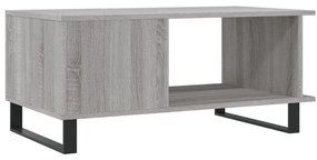 vidaXL Τραπεζάκι Σαλονιού Γκρι Sonoma 90x50x40 εκ. Επεξεργασμένο Ξύλο