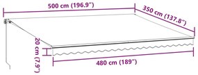 ΤΕΝΤΑ ΠΤΥΣΣΟΜΕΝΗ ΧΕΙΡΟΚΙΝΗΤΗ ΜΕ LED ΜΠΟΡΝΤΟ 500X350 ΕΚ. 3214991