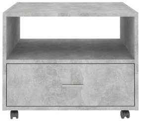 vidaXL Τραπεζάκι Σαλονιού Γκρι Σκυρ. 55x55x40 εκ. Επεξεργασμένο Ξύλο