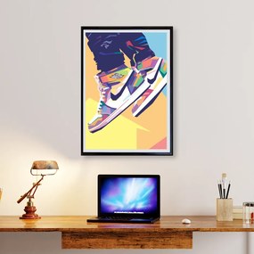 Πόστερ &amp; Κάδρο Colorful Sneakers KDS003A 40x50cm  Εκτύπωση Πόστερ (χωρίς κάδρο)