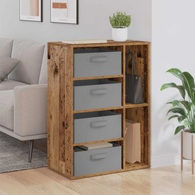VidaXL Πλαϊνό γραφείο Παλαιωμένο ξύλο 60 x 33,5 x 84 εκ