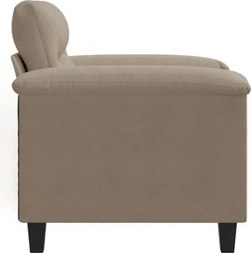vidaXL Πολυθρόνα Taupe 60 εκ. από Ύφασμα Μικροϊνών