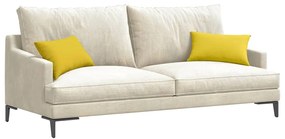 vidaXL Μαξιλάρι Καναπέ 2 pcs Απαλό Κίτρινο 50 x 30 cm ύφασμα