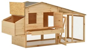 vidaXL Κοτέτσι 178 x 67 x 92 εκ. από Μασίφ Ξύλο Πεύκου