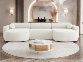 Γωνιακός καναπές Nicelo U-Εκρού