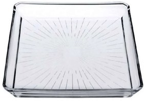 Πιάτο Γλυκού Madlen SP68683G1 20x20x2cm Clear Espiel Crystal