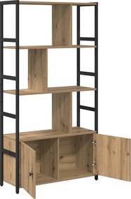 vidaXL Ράφι Βιβλίων 80 x 30 x 155,5 εκ Επεξεργασμένο Ξύλο Artisan Oak