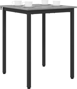 vidaXL Τραπεζαρίες 60 x 60 x 75 cm Επεξεργασμένο Ξύλο Γκρι Sonoma
