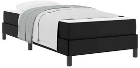 vidaXL Κρεβάτι Άλλο Μαύρο 100 x 200 cm Τεχνητό δέρμα