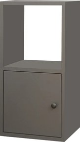 Κομοδίνο Vito Megapap χρώμα ανθρακί 34x30x66,4εκ.