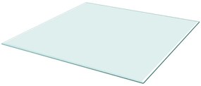 vidaXL Επιφάνεια Τραπεζιού Τετράγωνη 700 x 700 χιλ. από Ψημένο Γυαλί