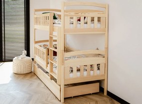 IGNAŚ 80x180 pine bunk bed Lano Furniture