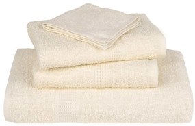 vidaXL Πετσέτες FROGN 4 τεμ. Κρεμ 100x200 εκ. 360 γρ./μ²
