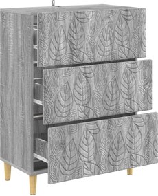 vidaXL Ντουλάπι με Συρτάρια 66 x 34,5 x 90 εκ Επεξεργασμένο Ξύλο