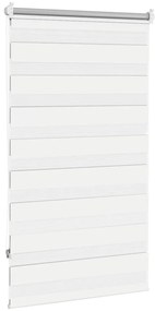 vidaXL Ρόλερ Zebra Λευκό 90 x 150cm