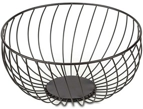 Φρουτιέρα Misty 10-100-033 26cm Black Nava Metal