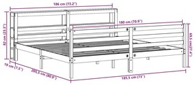 ΣΚΕΛΕΤΟΣ ΚΡΕΒ. ΧΩΡΙΣ ΣΤΡΩΜΑ ΛΕΥΚΟ 180X200 ΕΚ ΜΑΣΙΦ ΠΕΥΚΟ 3305833