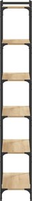vidaXL Βιβλιοθήκη 6 Επιπέδων Sonoma Δρυς 80x30x188 εκ. Επεξεργ. Ξύλο