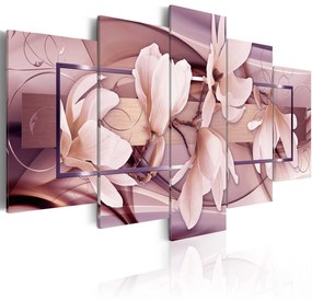 Πίνακας - Moody Flowers 100x50