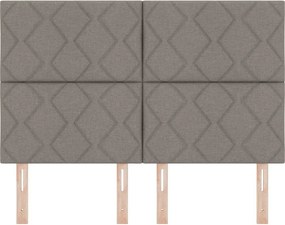 vidaXL Κεφαλάρι Taupe 160 cm ύφασμα