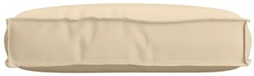 vidaXL Μαξιλάρι Παλέτας για Καθίσμα Μπεζ 60x40x8 εκ. Oxford Fabric