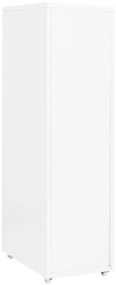 vidaXL Αρχειοθήκη Φορητή Λευκή 28 x 41 x 109 εκ. Μεταλλική