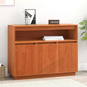 vidaXL Πλαϊνό γραφείο Καφέ 104,5 x 34 x 80 εκ