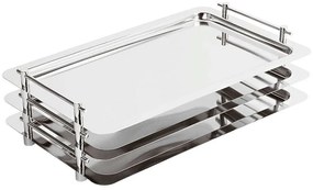 Δίσκος Σερβιρίσματος Στοιβαζόμενος 41430-11 53x32,5cm Inox Paderno Ανοξείδωτο Ατσάλι