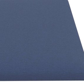 vidaXL Πάνελ Τοίχου 12 τεμ. Μπλε 60 x 15 εκ. 1,08 μ² Υφασμάτινα