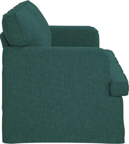 vidaXL Καναπές Σκούρο Πράσινο