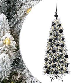 vidaXL Τεχνητό Χριστουγεννιάτικο Δέντρο με 150 LED Λευκό 120 cm