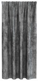 vidaXL Κουρτίνα με κουρτίνες 2 pcs Γκρι 175 x 140 εκ. Βελούδο