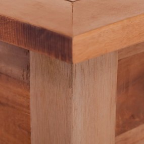Τραπέζι Σαλονιού 68 x 68 x 30 εκ. από Μασίφ Μαόνι - Καφέ