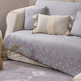 Ριχτάρι Warren-1 Grey Nef-Nef Πολυθρόνα 170x180cm Cotton-Polyester