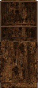vidaXL Ντουλάπι Κουζίνας Καπνιστή Δρυς 57x41,5x131,5 εκ. Επεξεργ. Ξύλο