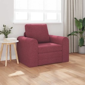 vidaXL Καναπές Κρεβάτι 2-σε-1 Μπορντό 98x71x83 εκ Υφασμάτινος