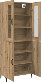 vidaXL Highboard 2 pcs Artisan Oak Επεξεργασμένο ξύλο