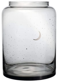 Βάζο Γυάλινο Moon Night RD0016667 19x25,5cm Smoke Raeder Glass