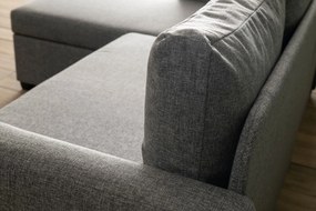 Corner Sofa-Bed Kado - Light Grey Light Grey