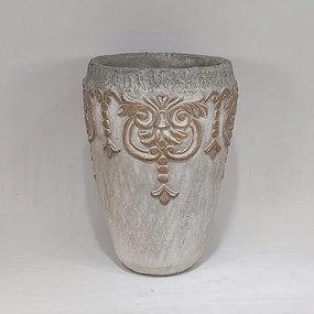 ΒΑΖΟ ΤΣΙΜΕΝΤΕΝΙΟ ΜΠΕΖ 16x16x23.5cm|752-20317