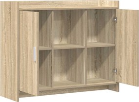 vidaXL Πλαϊνό γραφείο Sonoma Oak 98,5 x 33 x 80 εκ Επεξεργασμένο Ξύλο