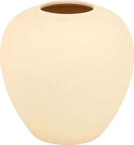 Διακοσμητικό Βάζο (Φ22x22) A-S Rily Beige 204293B