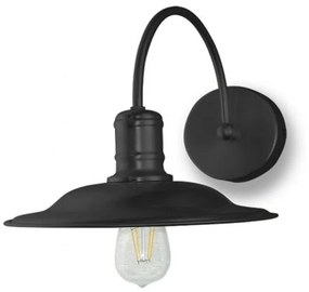 Φωτιστικό Τοίχου 00045-19 E27 LED D45cm Black Luma