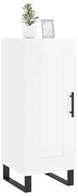 vidaXL Ντουλάπι Γυαλιστερό Λευκό 34,5x34x90 εκ. Επεξεργασμένο Ξύλο