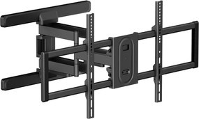 POWERTECH επιτοίχια βάση τηλεόρασης PT-1280, 43-100", έως 60kg, full motion