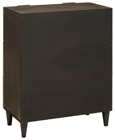 vidaXL Πλαϊνό γραφείο 2 pcs Μαύρο και Χρυσό 60 x 33 x 75 cm