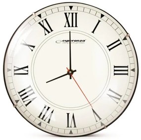 ESPERANZA Ρολόι τοίχου Roma EHC018R, 30cm, λευκό