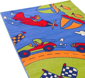Παιδικό Χαλί (133x190) Polcarpet Star 646 Airplane
