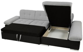 Γωνιακός Καναπές Comfivo 151, Λειτουργία ύπνου, Αποθηκευτικός χώρος, 278x161x76cm, 119 kg, Πόδια: Πλαστική ύλη | Epipla1.gr